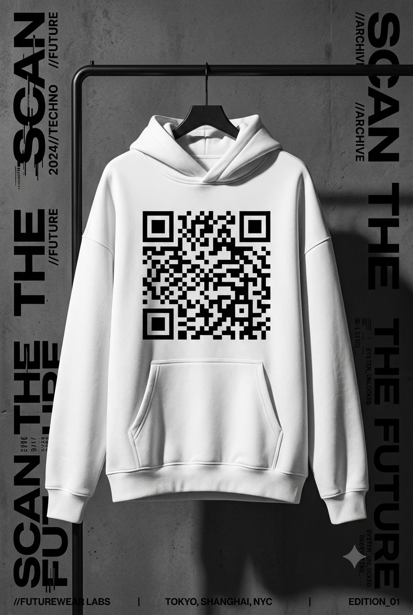Bluza Oversize z Kodem QR